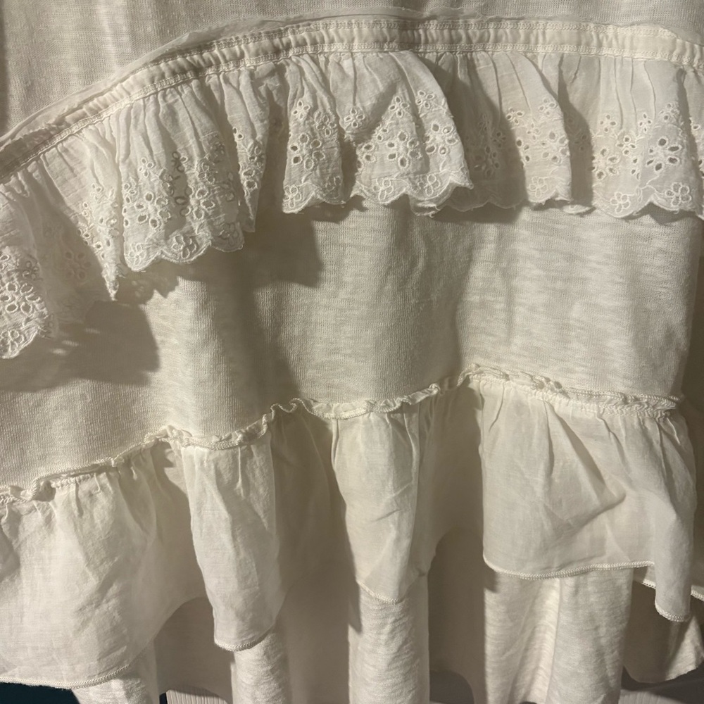 Free People Oversized Ruffle Sleeveless Top - Picture 6 of 8